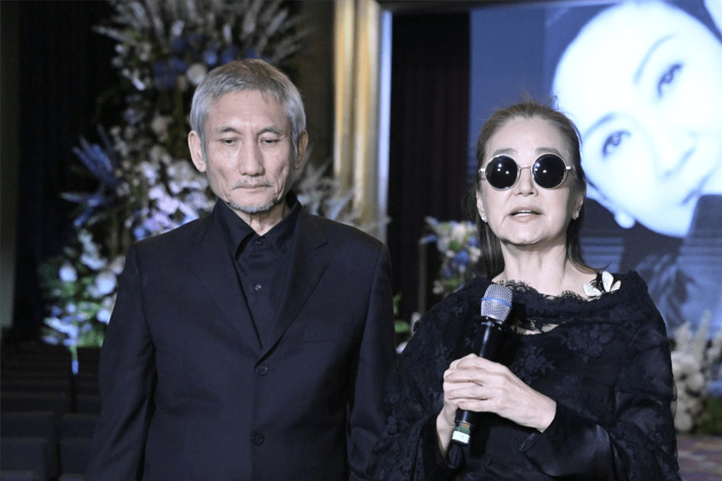 Tsui Hark and Brigitte Lin