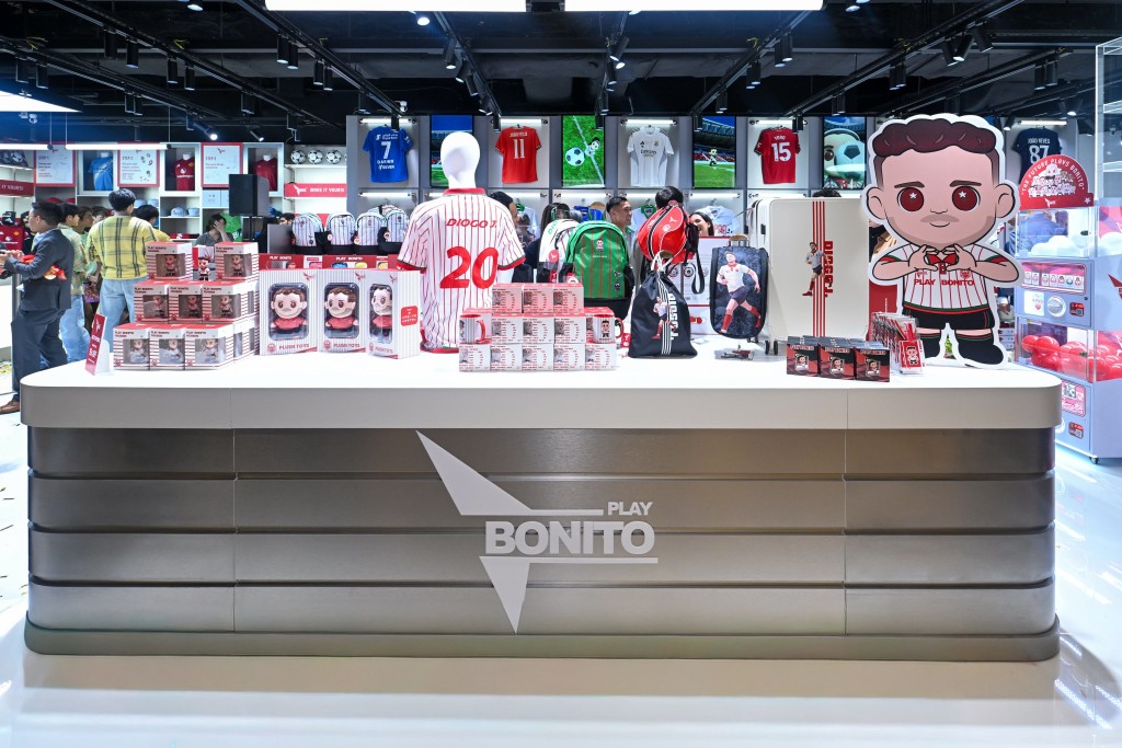 Inside the Play Bonito® concept store, fans can discover hand‑illustrated character collectibles inspired by global football stars, designed and produced by a Hong Kong-based creative team.