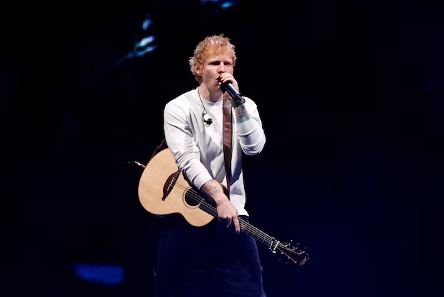Ed Sheeran performs during the iHeartRadio Jingle Ball concert at Madison Square Garden, in New York City, U.S., December 12, 2025. REUTERS/Kylie Cooper