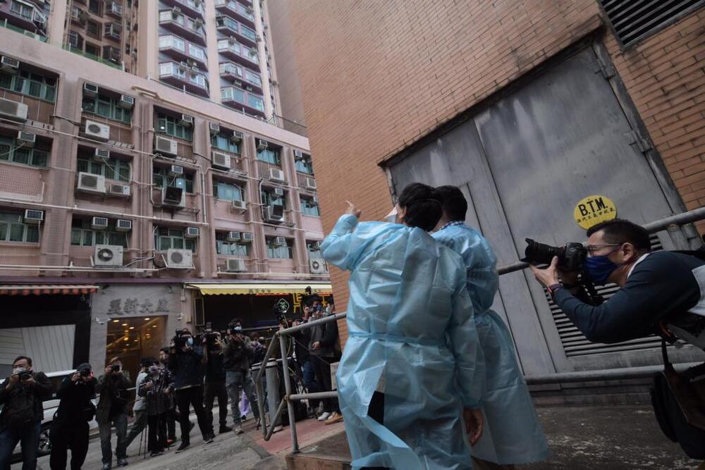 Partial evacuation and a second lockdown for Tai Po building. Partial evacuation and a second lockdown for Tai Po building.
