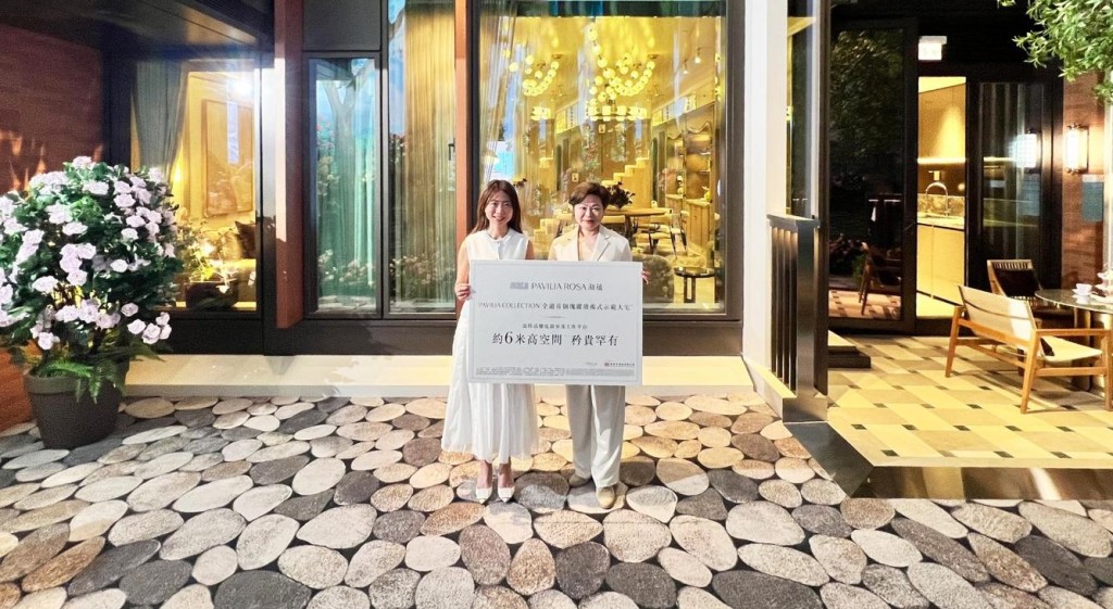 Cannas Ho Ka-yan, director of sales and marketing at NWD(left).