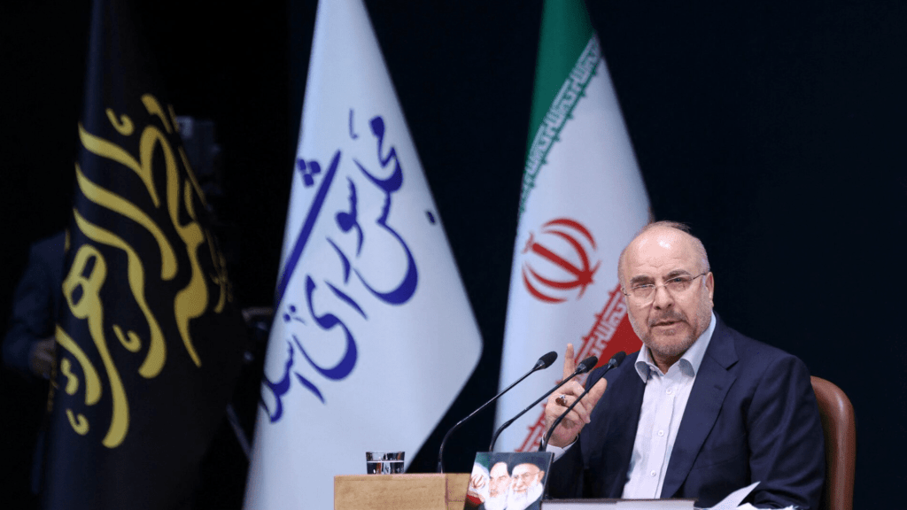 Iranian parliament speaker Mohammad Bagher Ghalibaf. Reuters