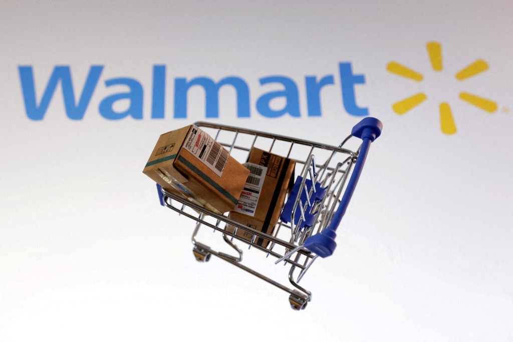 Walmart logo is seen in this illustration taken, February 11, 2025. REUTERS/Dado Ruvic