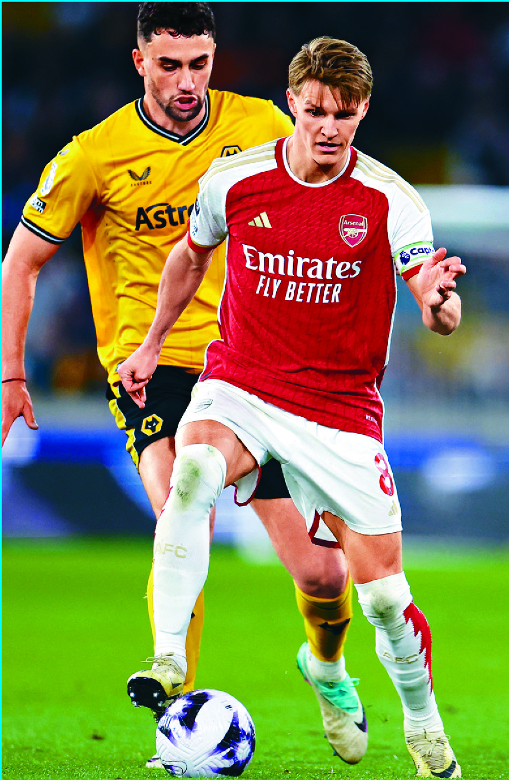 Martin Odegaard in action. REUTERS Martin Odegaard in action. REUTERS
