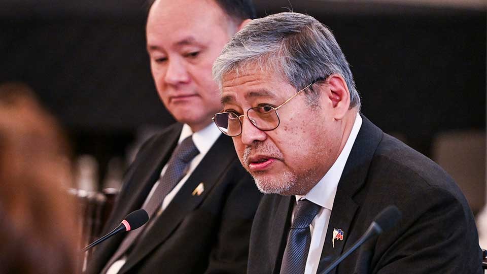 Philippines Foreign Secretary Enrique Manalo told a Senate hearing on June 25, 2024 that Manila is looking to start a dialogue with Beijing over recent confrontations in the South China Sea. ROBERTO SCHMIDT / AFP Philippines Foreign Secretary Enrique Manalo told a Senate hearing on June 25, 2024 that Manila is looking to start a dialogue with Beijing over recent confrontations in the South China Sea. ROBERTO SCHMIDT / AFP