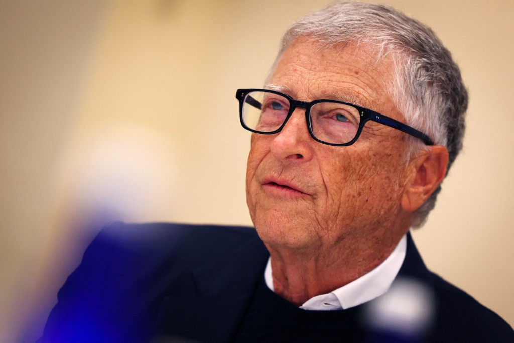 Bill Gates, who pledged on Thursday to give away almost his entire personal wealth in the next two decades and said the world's poorest would receive some US$200 billion via his foundation, speaks with Reuters during an interview in New York City, U.S., May 8, 2025. REUTERS