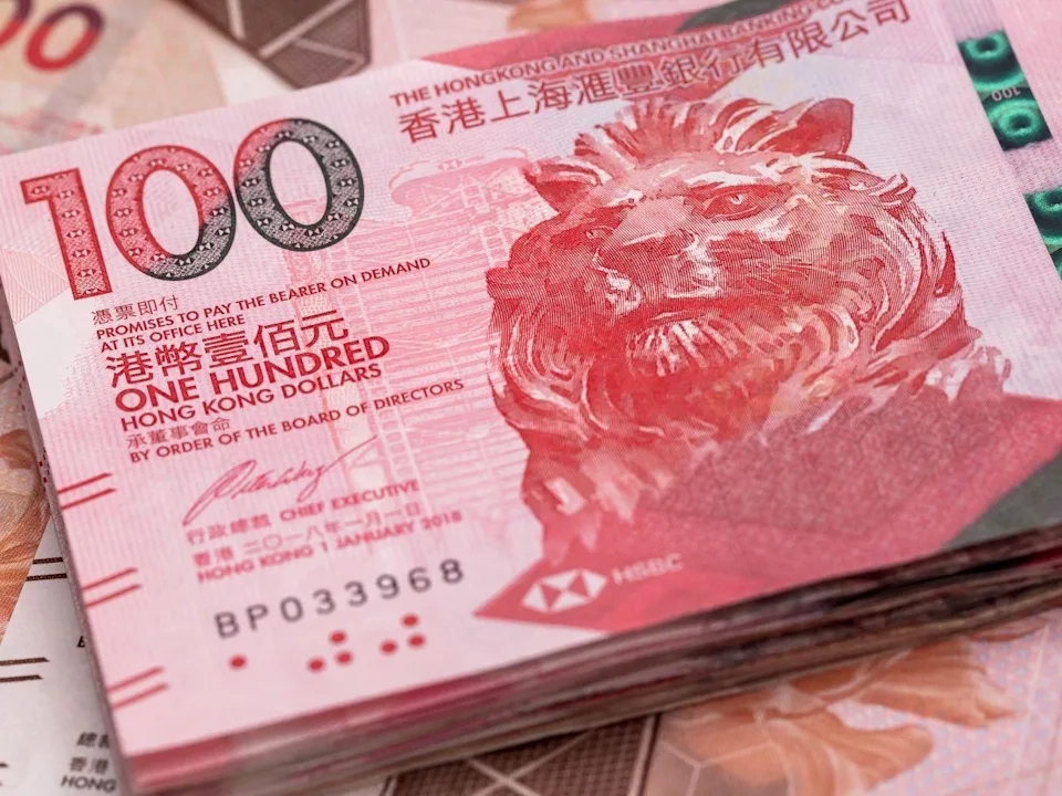 The Hong Kong Monetary Authority bought about HK$1.59 billion to prop up the currency. (Bloomberg) The Hong Kong Monetary Authority bought about HK$1.59 billion to prop up the currency. (Bloomberg)