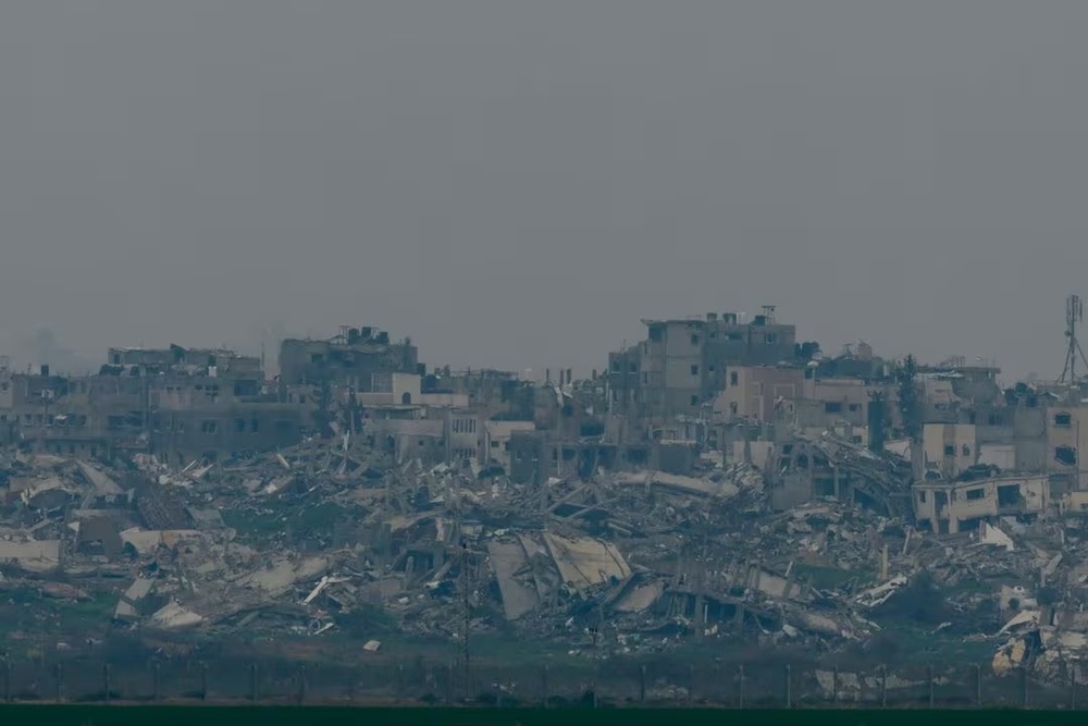 General view of a bombed-out area of the Gaza Strip, amid the ongoing conflict between Israel and the Palestinian Islamist group Hamas, as seen near the border from Israel, February 24, 2024. (REUTERS/Susana Vera) General view of a bombed-out area of the Gaza Strip, amid the ongoing conflict between Israel and the Palestinian Islamist group Hamas, as seen near the border from Israel, February 24, 2024. (REUTERS/Susana Vera)