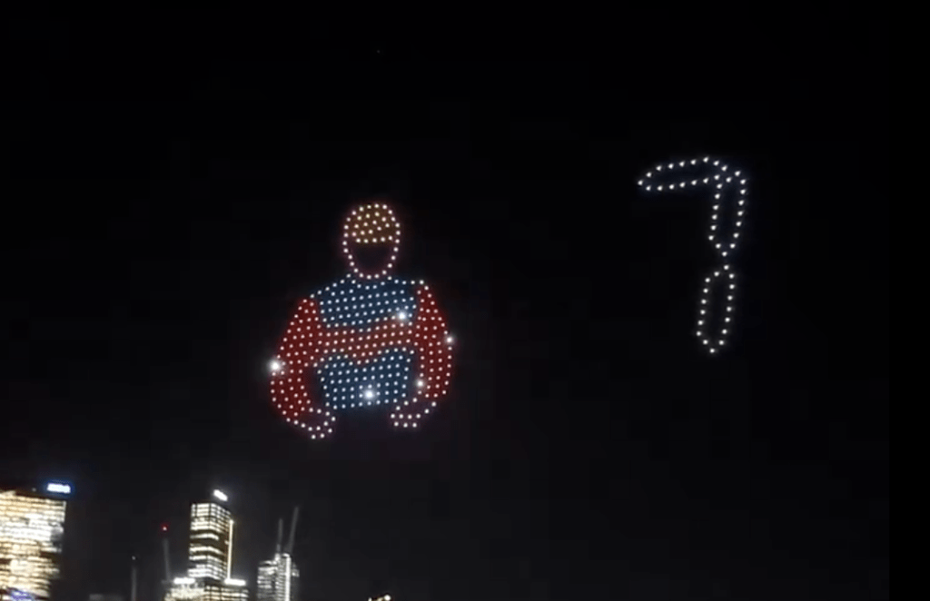 Drones over Sydney Harbour show Ka Ying Rising has drawn barrier seven for The Everest. 
