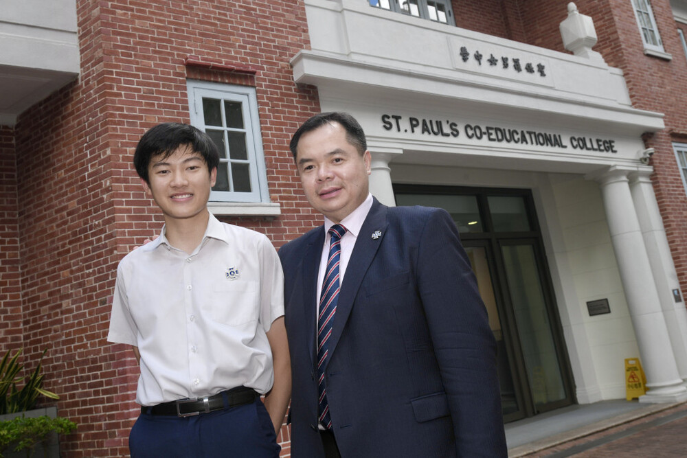 Top performer Jenson Tham from St Paul’s Co-educational College. 