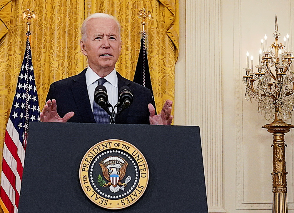 US President Joe Biden says China is denying basic liberties and assaulting Hong Kong's autonomy and democratic institutions and processes, inconsistent with its international obligations. US President Joe Biden says China is denying basic liberties and assaulting Hong Kong's autonomy and democratic institutions and processes, inconsistent with its international obligations.