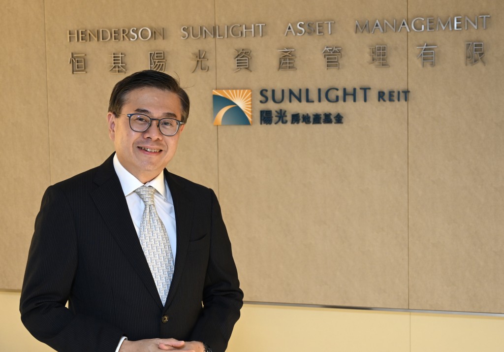 Sunlight REIT chief executive and executive director Keith Wu