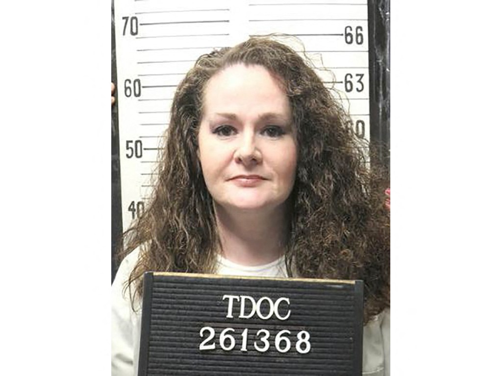 This handout picture dated January 12, 2023 provided by the Tennessee Department of Correction shows convicted US murderer Christa Pike. (AFP)