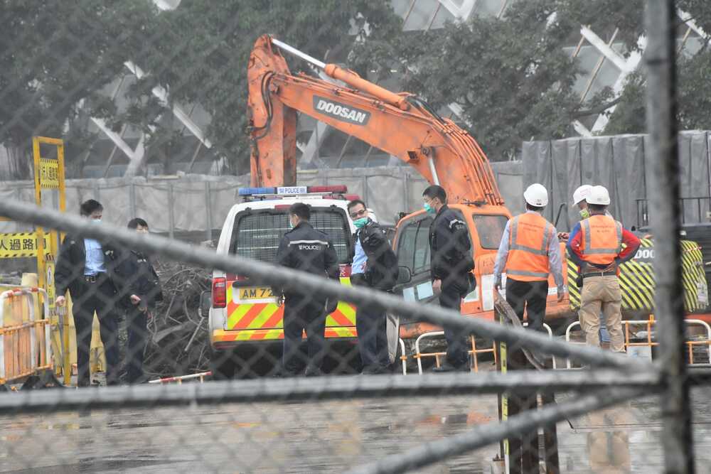 Worker dies after being hit by iron frame