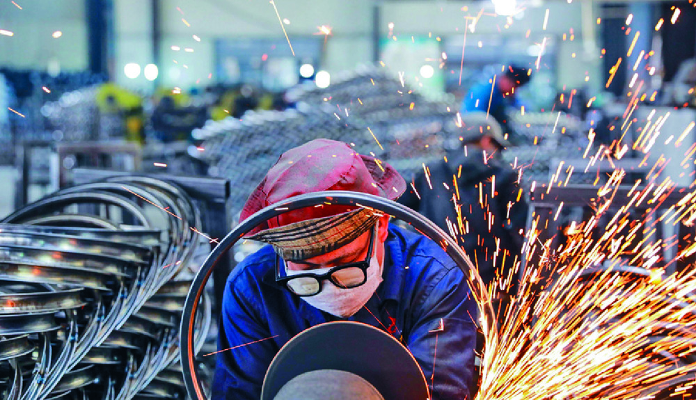 The PMI remained below the 50 mark. AFP The PMI remained below the 50 mark. AFP
