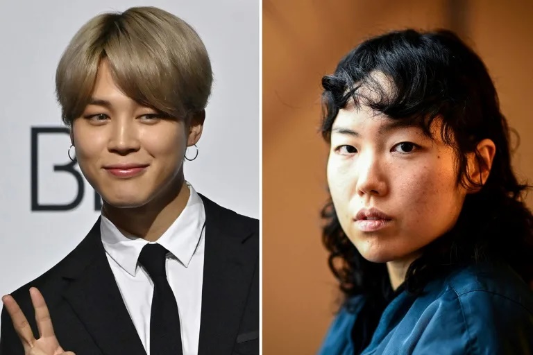 BTS megastar Jimin (L) and Korean-born, France-based actress Park Ji-min (R) (Christophe ARCHAMBAULT) BTS megastar Jimin (L) and Korean-born, France-based actress Park Ji-min (R) (Christophe ARCHAMBAULT)