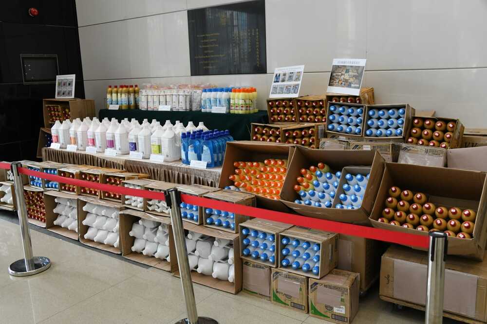 Customs in April last year conducted an enforcement operation against a retail chain AbouThai for selling suspected law-breaking personal care and household cleaning products. Customs in April last year conducted an enforcement operation against a retail chain AbouThai for selling suspected law-breaking personal care and household cleaning products.