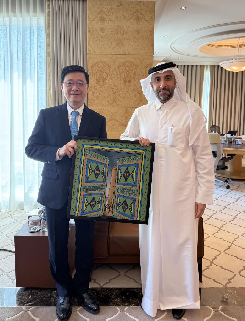 Lee visited Qatar Investment Authority. (GIS)
