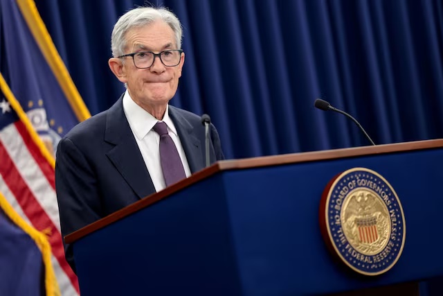 U.S. Federal Reserve Chair Jerome Powell holds a press conference following a two-day meeting of the Federal Open Market Committee (FOMC) on interest rate policy, in Washington, D.C., U.S., January 28, 2026. REUTERS/Jonathan Ernst 