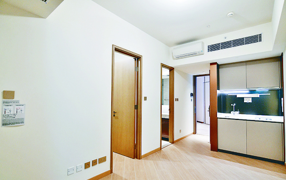 PRACTICALLY SPEAKING: The unfurnished one-bed unit.