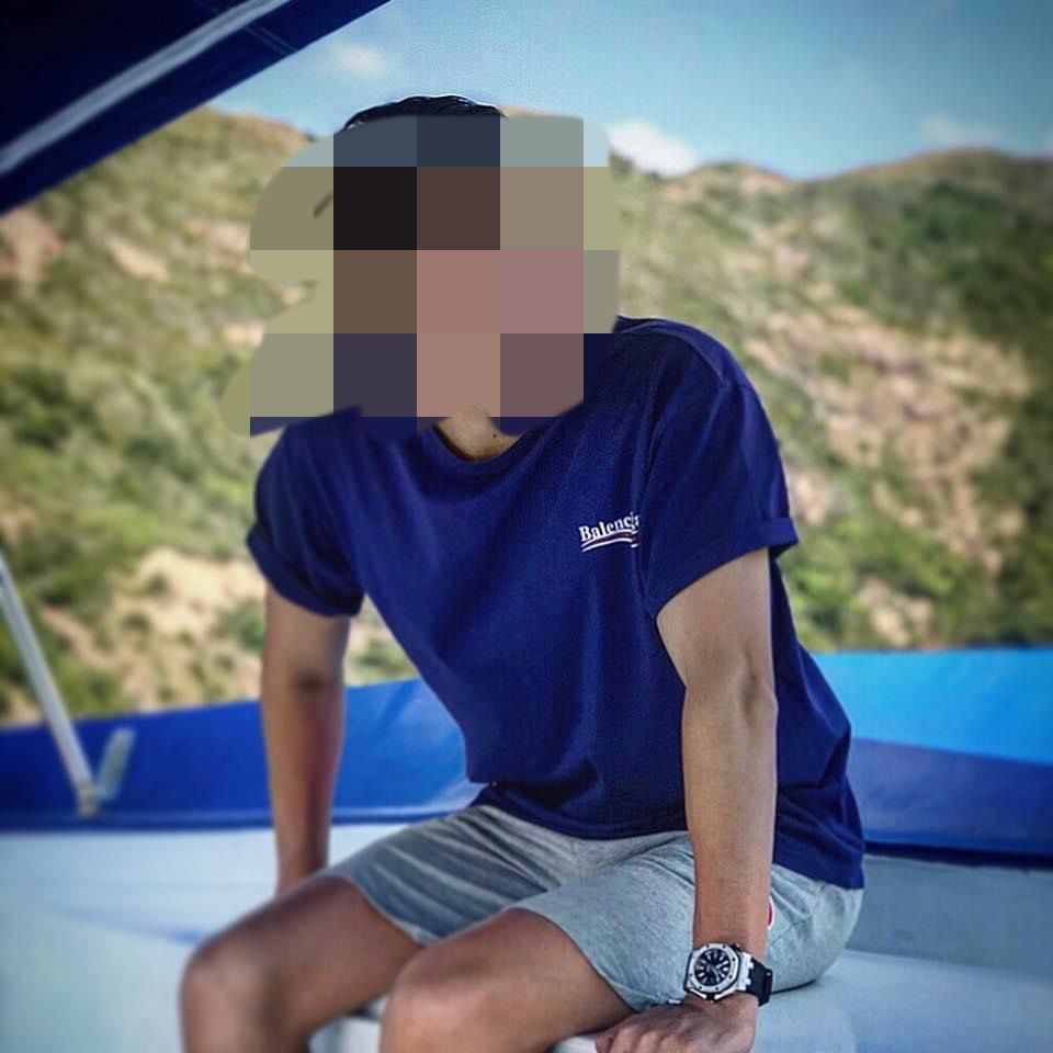 The arrested police officer surnamed Luk. Photo on the internet. 