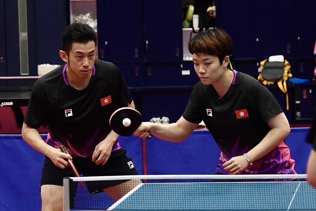 Wong Chun-ting (left) will partner Doo Hoi-kem (right) in the mixed doubles event.