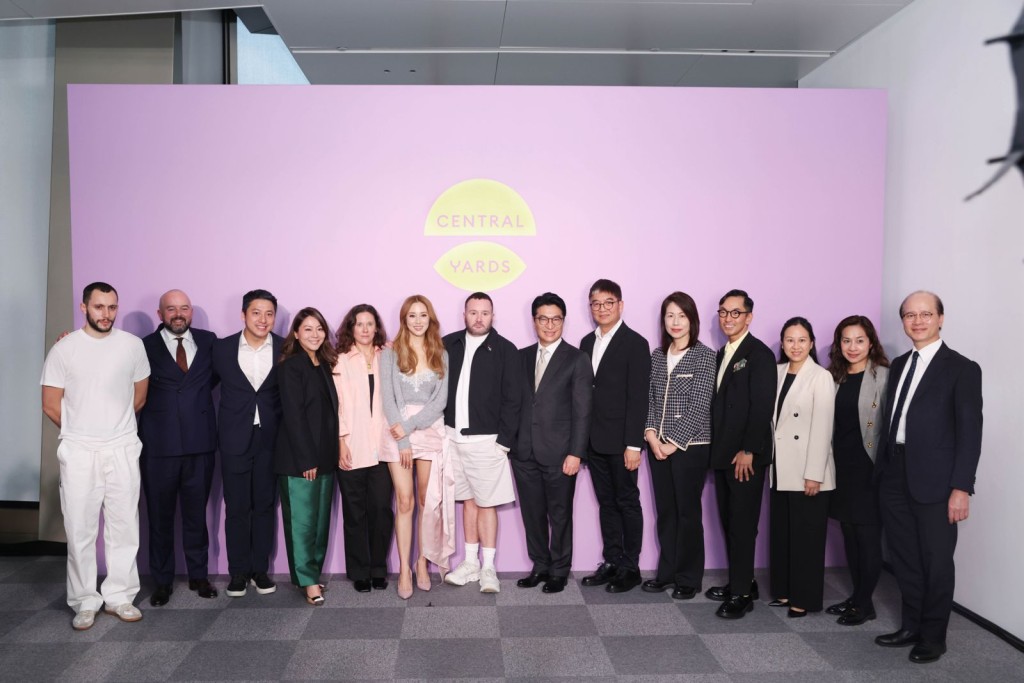 Martin Lee, Kim Jones and guests at the ceremony.