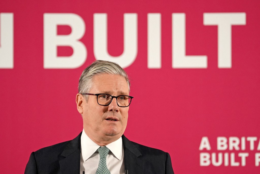 British Prime Minister Keir Starmer delivers a speech in central London, Britain, December 1, 2025. Gareth Fuller/Pool via REUTERS
