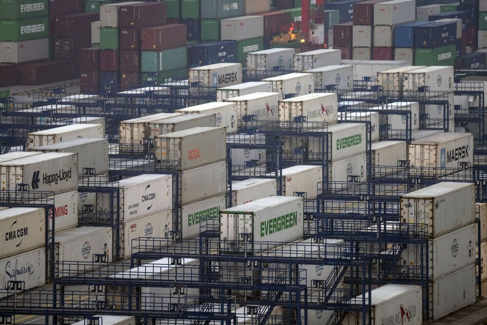 Shipping containers at the Yangshan Deepwater Port in Shanghai, China, on Monday, Jan. 20, 2025. Bloomberg Shipping containers at the Yangshan Deepwater Port in Shanghai, China, on Monday, Jan. 20, 2025. Bloomberg