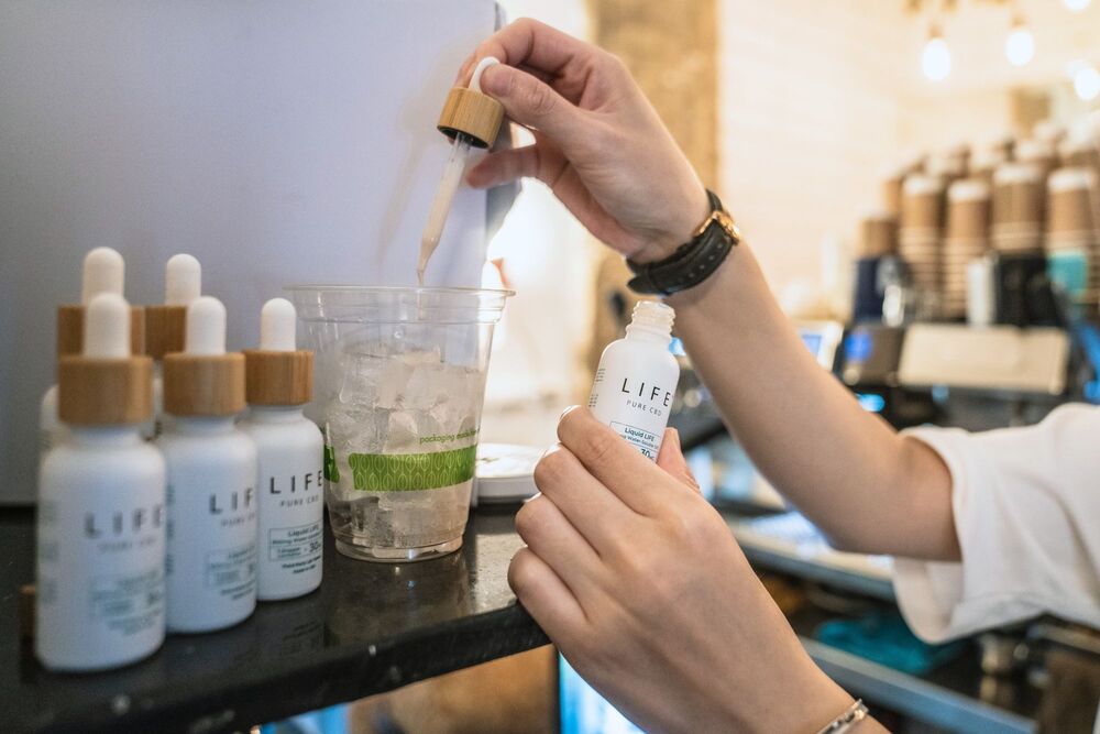 Some shops have until now been able to sell CBD-infused products such as beer, coffee and tea. BLOOMBERG Some shops have until now been able to sell CBD-infused products such as beer, coffee and tea. BLOOMBERG