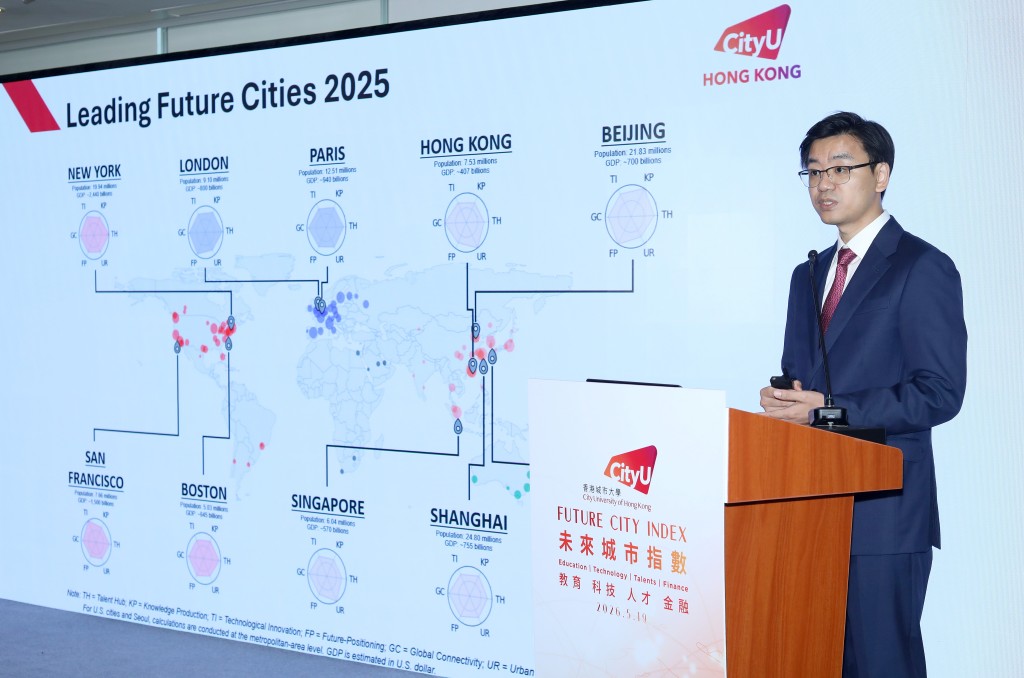 Vincent Wang shares key findings of the ‘Future City Index 2025.’