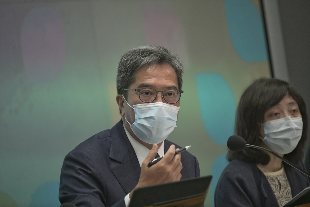 Michael Wong extolled the virtues of modular integrated construction, noting it helped build quarantine sites rapidly. Michael Wong extolled the virtues of modular integrated construction, noting it helped build quarantine sites rapidly.