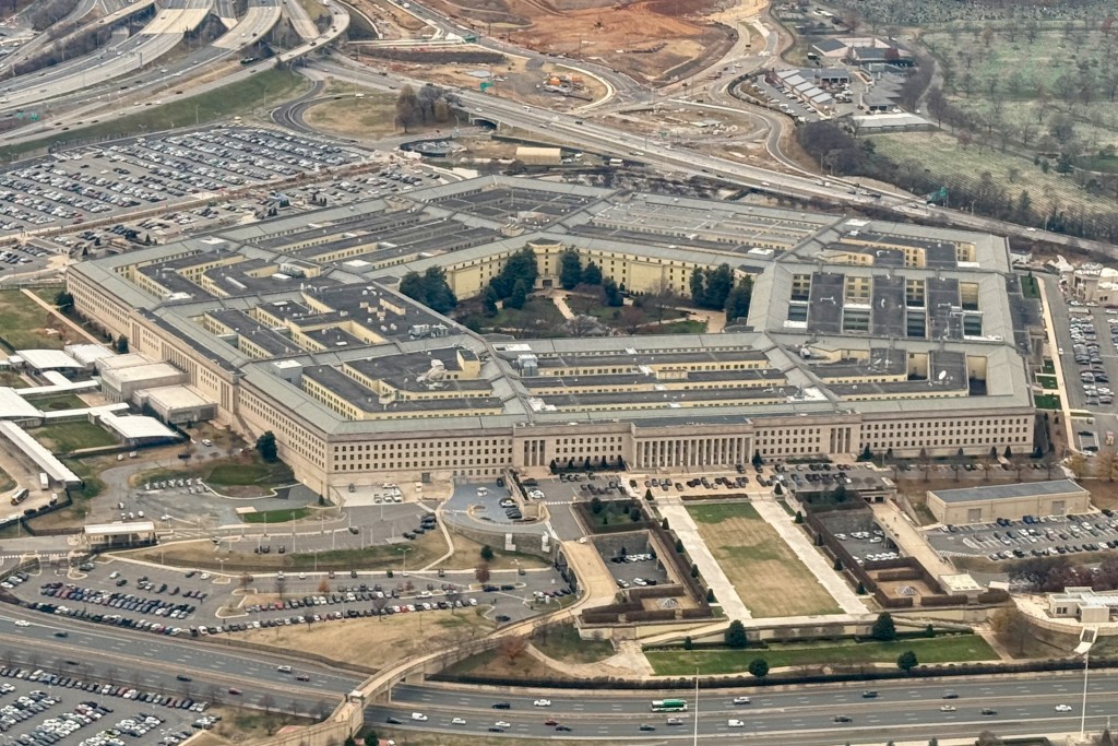 A view of the Pentagon on December 13, 2024, in Washington, DC. President Donald Trump is changing the name of the Department of Defense to the "Department of War," the White House announced on September 4, 2025, after the US leader repeatedly suggested a rebranding to project a more powerful image. (Photo by Daniel SLIM / AFP)