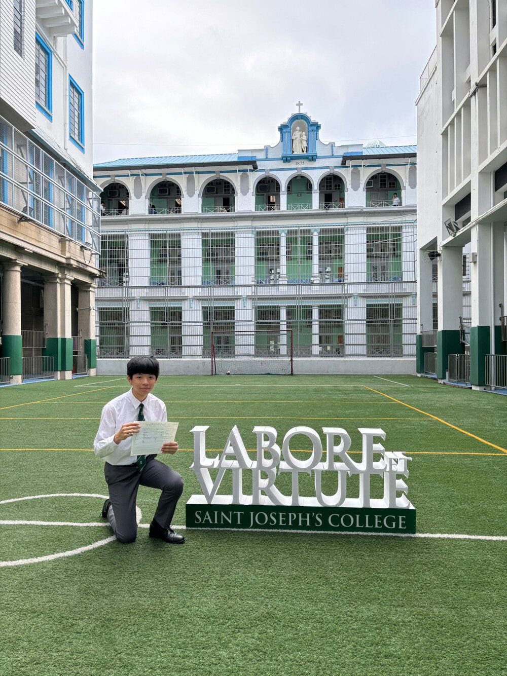 Ander Liu Chun-cheung from St. Joseph’s College. 