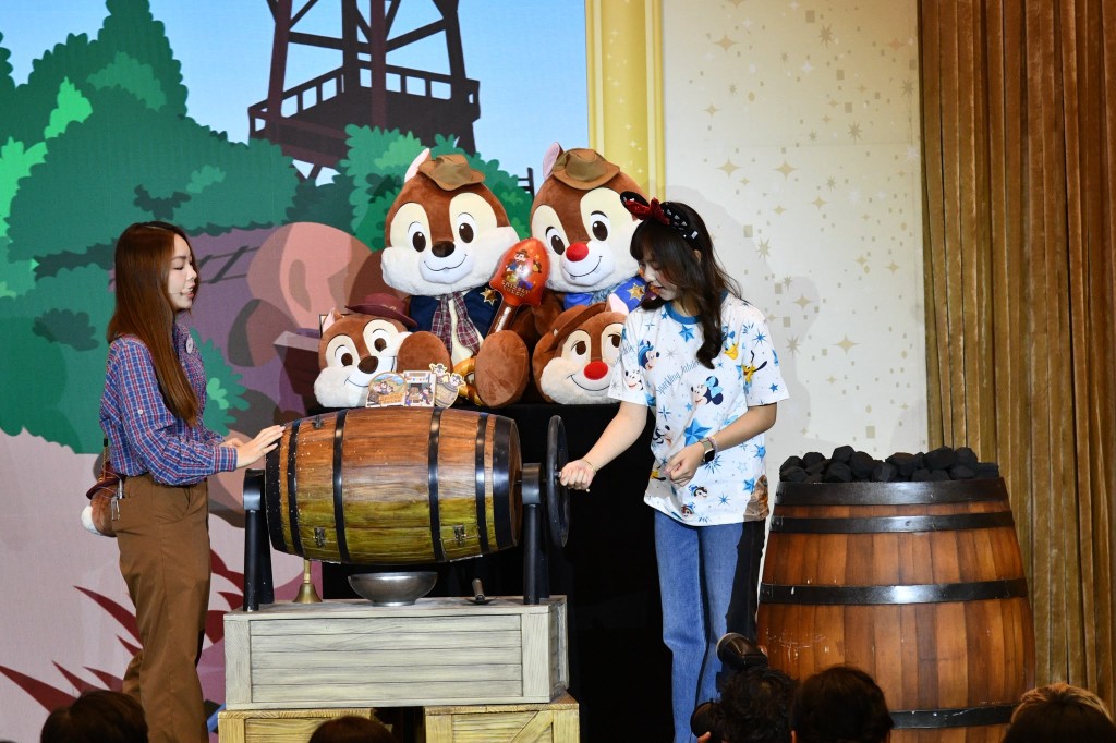 At the event, students recited interactive spells and spun the gold bucket At the event, students recited interactive spells and spun the gold bucket