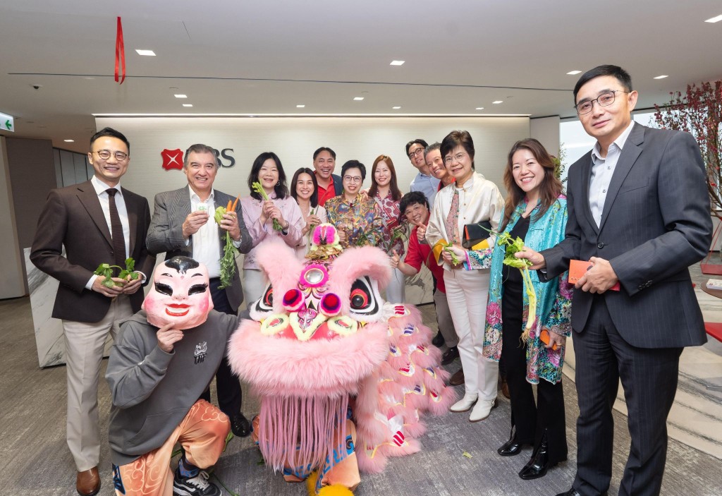Paredes, second from the left, celebrates the Year of the Horse with his colleagues. PARADES' LINKEDIN POST Paredes, second from the left, celebrates the Year of the Horse with his colleagues. PARADES' LINKEDIN POST