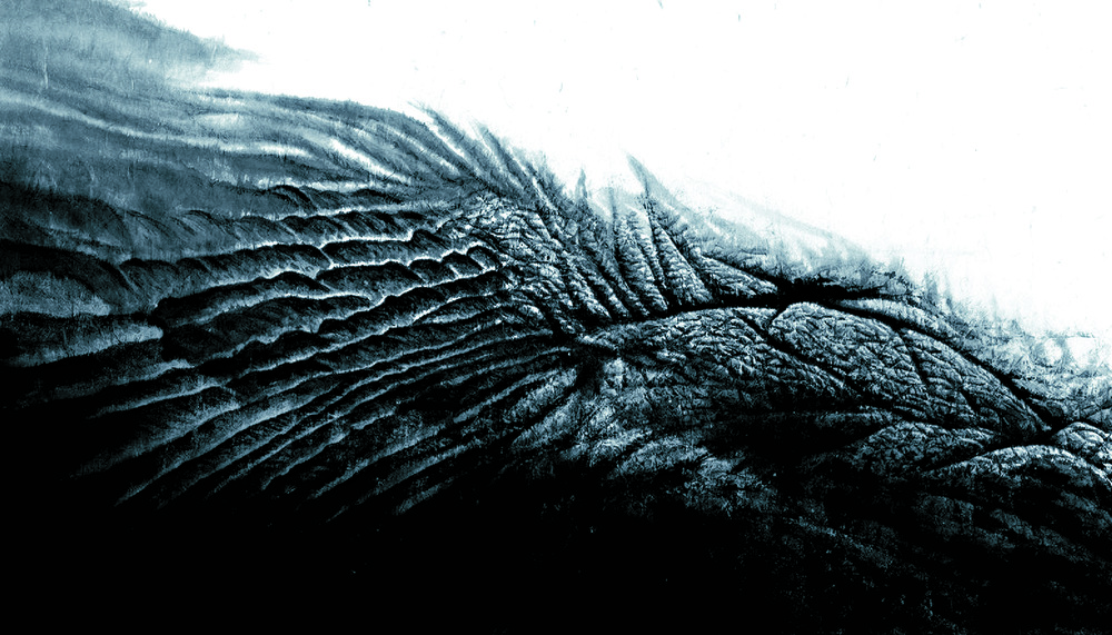 From left: Landscape on Thumb by Lai Tung-you; Making Mountain Prequel by Ho Siu-kee; Guardian Angel by Yiu Chi-leung; curator Christina Brandt Jensen; and Rebecca Ip of the HKAC.