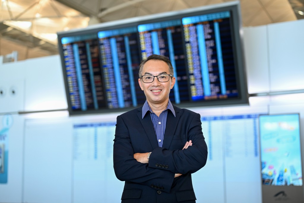 Ray Li Ho-fung, General Manager of Hub Development at the Airport Authority Hong Kong. (Sing Tao)