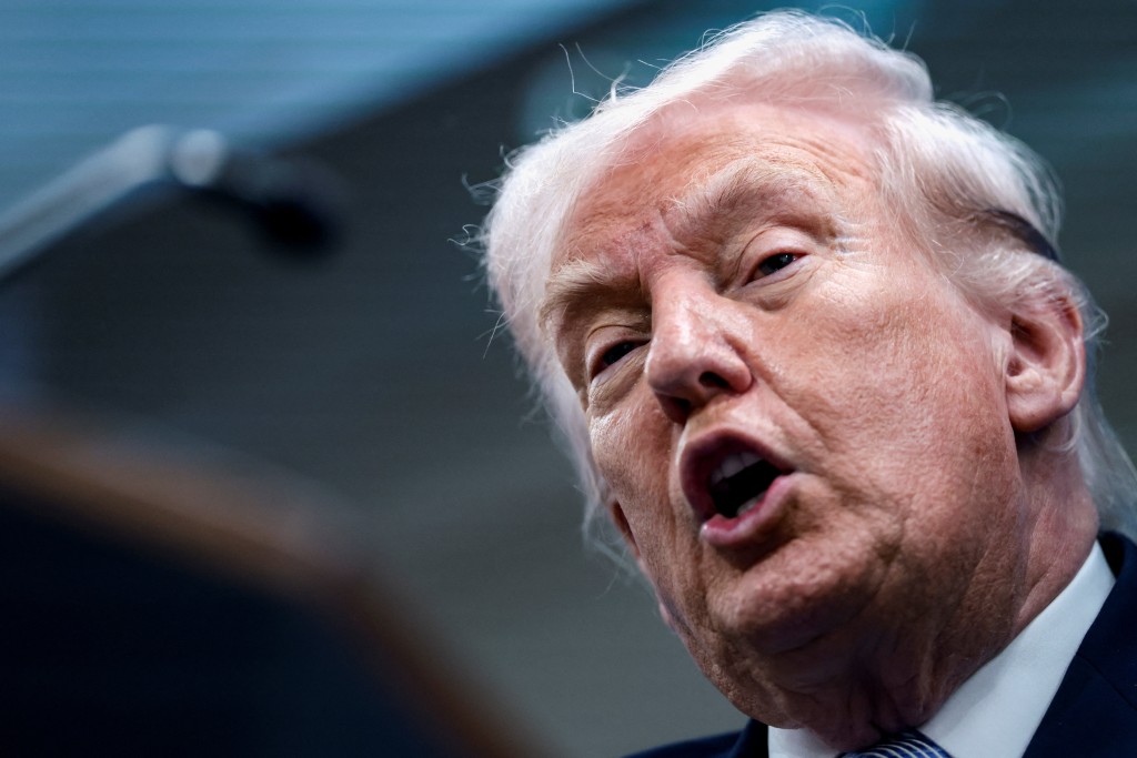 U.S. President Donald Trump speaks during a press conference in the James S. Brady Press Briefing Room at the White House in Washington, D.C., U.S., April 6, 2026. (Reuters)
