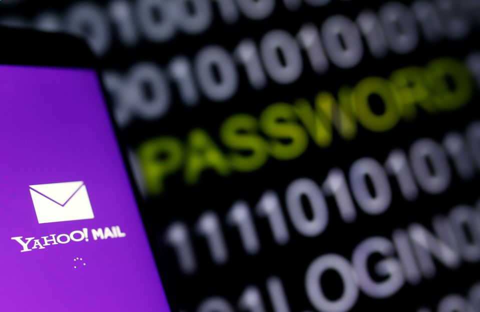 Yahoo Mail logo is displayed on a smartphone's screen in front of a code in this illustration. (Reuters) Yahoo Mail logo is displayed on a smartphone's screen in front of a code in this illustration. (Reuters)