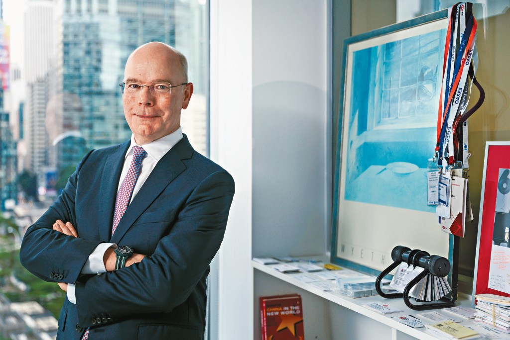Johannes Hack, chairman of the European Chamber of Commerce in Hong Kong