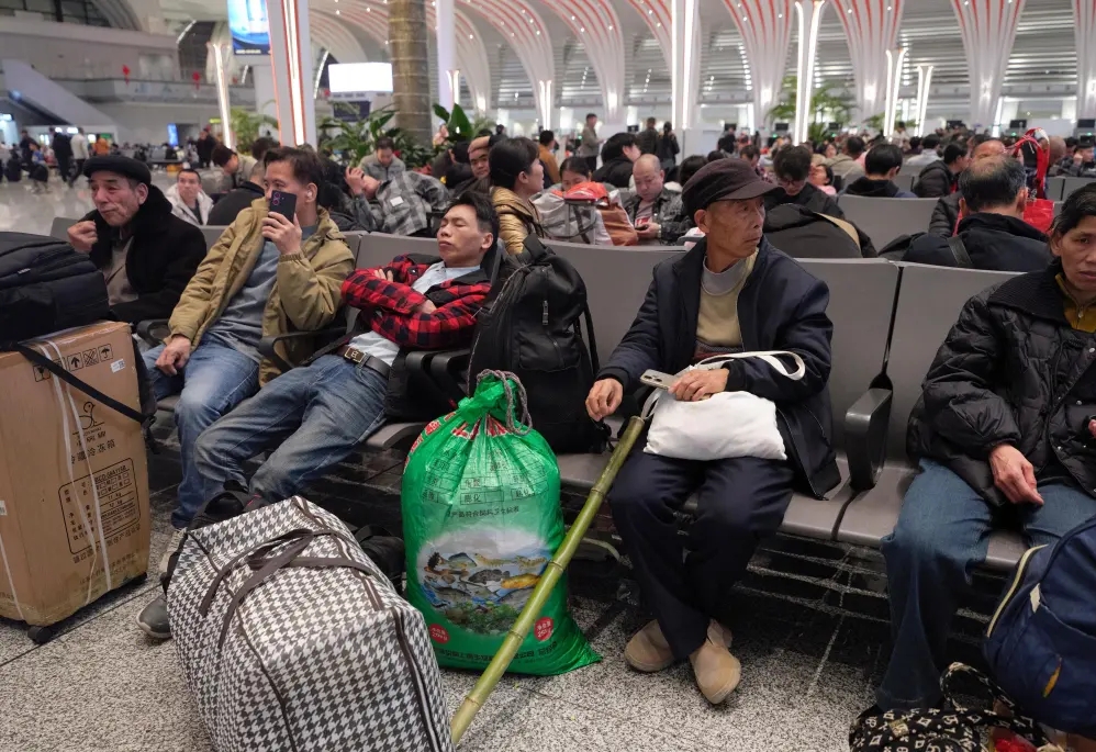 First day of the spring travel rush. (Photo: Southern Metropolis Daily)