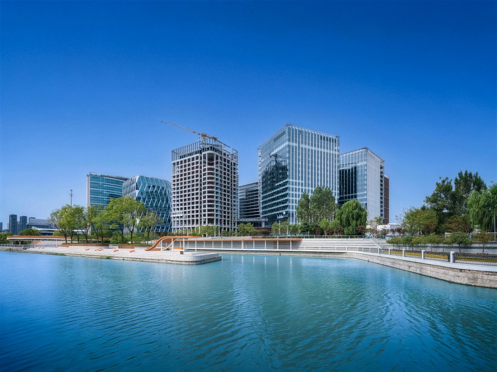 Construction progress of Taikoo Place Beijing. Swire Properties