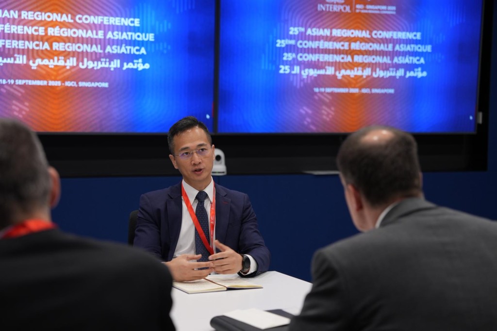 A delegation from the Hong Kong Police Force, led by Director of Crime and Security, Senior Assistant Commissioner of Police CHAN Tung (Centre), attended the 25th INTERPOL Asian Regional Conference to meet, exchange ideas, and make decisions for the advancement of law enforcement action in fighting organized transnational crime in Asia with delegates from 49 countries and regions.