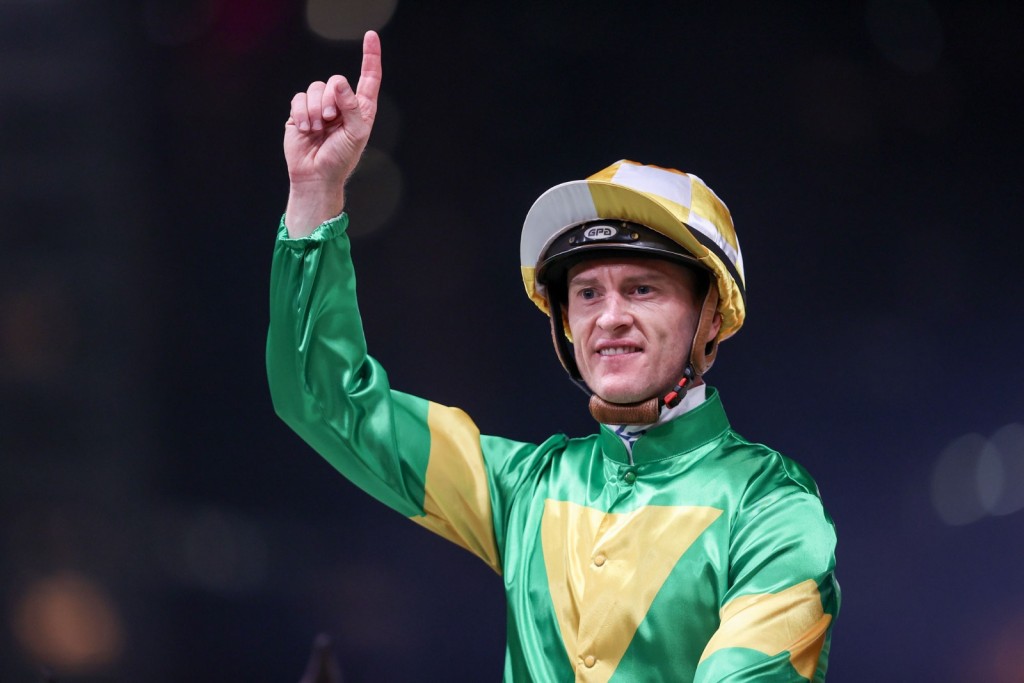 Zac Purton notched a treble at Happy Valley on Wednesday night. Sing Tao