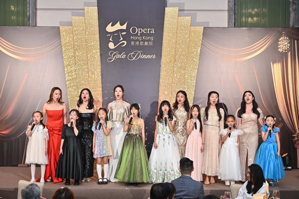 A moving rendition of You Raise Me Up, performed by the the six young artists and members of Opera Hong Kong Children Chorus.