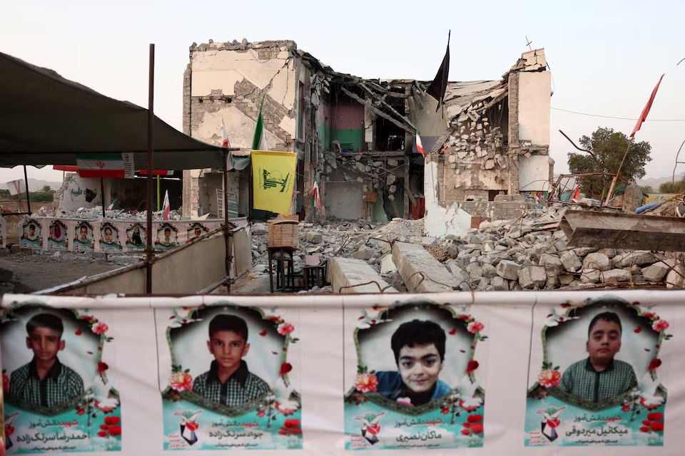 The Minab school, which was damaged in a strike on February 28, in Minab, Iran, August 27, 2026. Majid Asgaripour/WANA (West Asia News Agency) via REUTERS