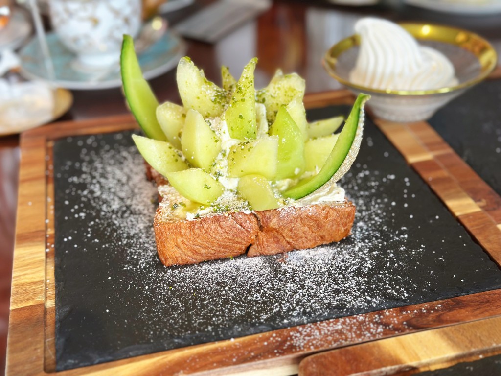 Melon toast. (HK$188)