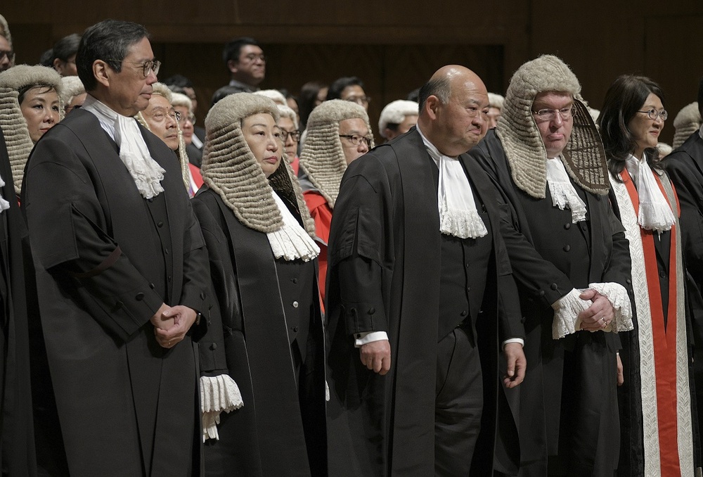 Barristers are easily recognizable in their court dress. Sing Tao Barristers are easily recognizable in their court dress. Sing Tao