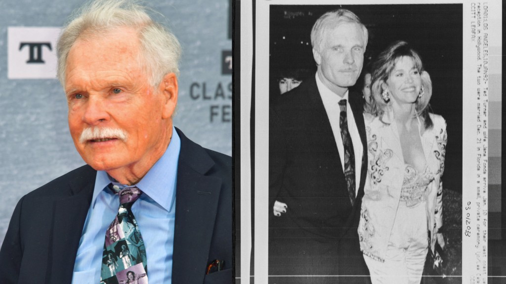 Media mogul Ted Turner in 2019 (AFP) Ted Turner and wife Jane Fonda in 1992 (Reuters)